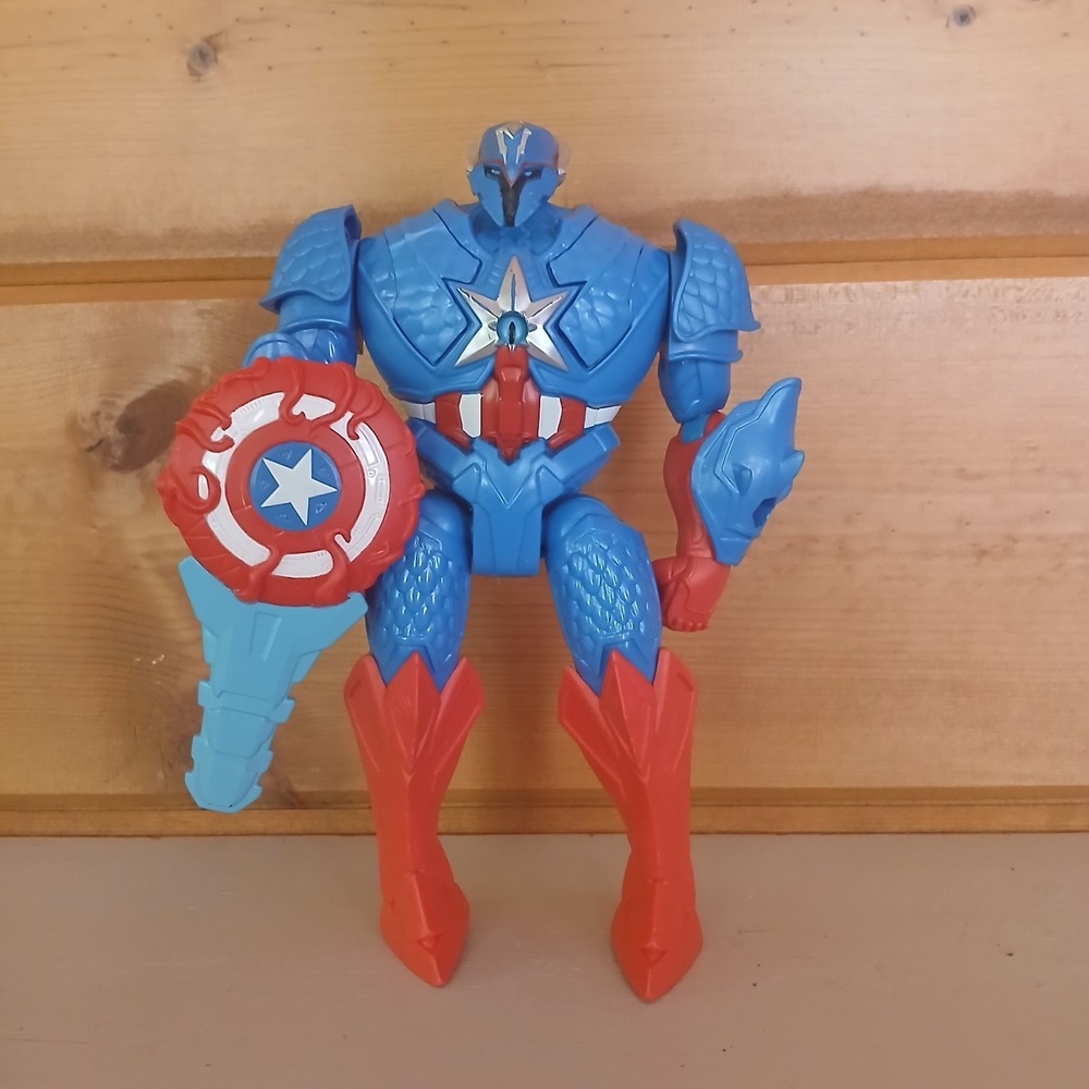 Captain America Armor Action Figure 9" Hasbro 2022 Marvel Avengers C2